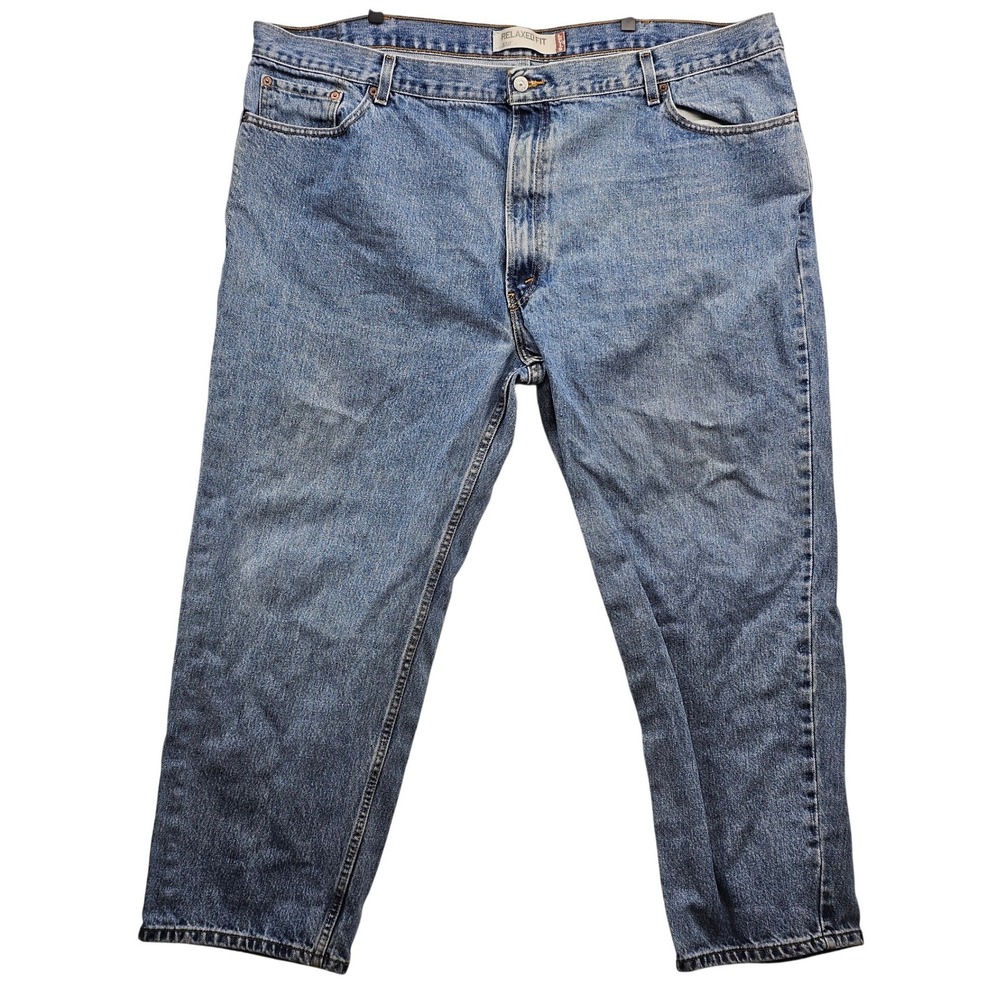 Levis 550 Relaxed Fit Jeans Mens 48x29 Medium Wash Blue Denim Tapered 100 Cotton